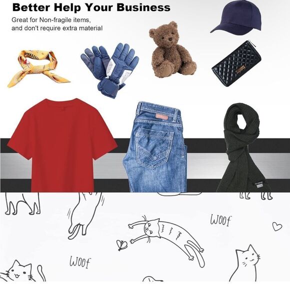 Biodegradable Poly Mailer 10x13 25 Pack, Eco-Friendly Shipping Bags for Clothing - Picture 6 of 6